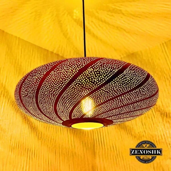 Hanging Chandelier - Moroccan Brass Pendant Light