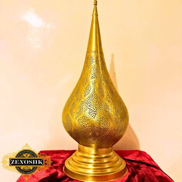 Moroccan-Inspired Table and Floor Lamp - Handcrafted Elegance Illuminating Your Space
