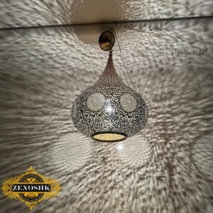 Elevate Your Space with Timeless Beauty: Moroccan Handmade Brass Ceiling Light