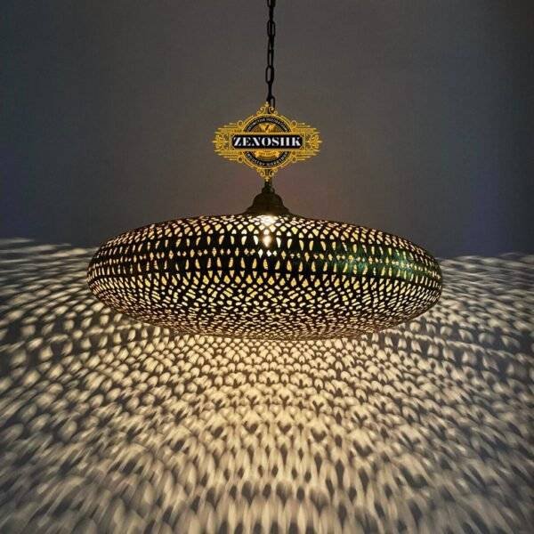 Hanging Chandelier - Moroccan Brass Pendant Light