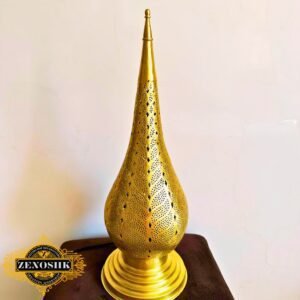 Timeless Moroccan Brass Table Lamp - Handmade Elegance for Every Room