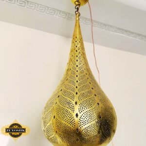 Moroccan Pendant Light: Antique Vintage Brass and Copper Handmade Engraved - Perfect for New Home Decor Lighting