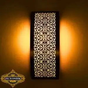 Hand-Made Antique Brass Wall Light