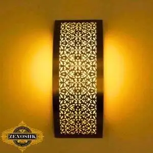 Hand-Made Antique Brass Wall Light