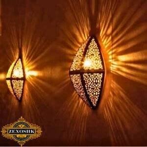 Illuminate Your Space with Magical Moroccan Wall Lamp