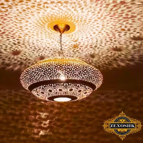 Illuminate Your Space with Moroccan Opulence – Moroccan Brass Chandelier Lighting