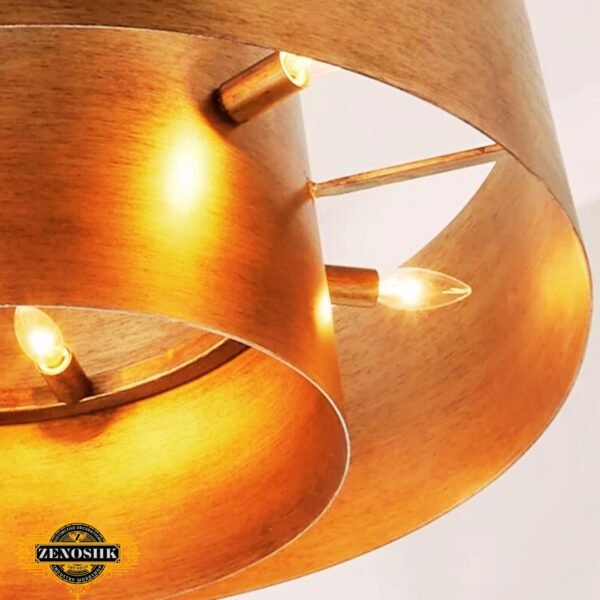 Handmade Bon Air Chandelier - Luxurious Brass Finish for Timeless Elegance