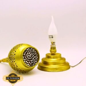 Handcrafted Brass Tear-Shaped Table Lamps