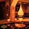 Handmade Artisanal Moroccan-Inspired Long Brass Pendant Light