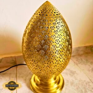 Handmade Moroccan Brass Table Lamp